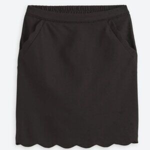 NWT Skies Are Blue | Berenice Black Scalloped Skirt Large